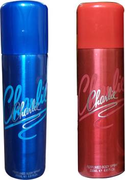 Charlie Red Blue Pack Of 2 Perfume Body Spray For Men Women Price In India Buy Charlie Red Blue Pack Of 2 Perfume Body Spray For Men