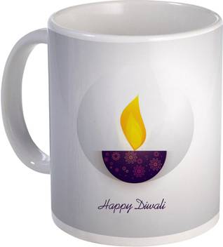 Color Yard Diwali Festival Gift Ceramic Mug Price In India Buy Color Yard Diwali Festival Gift Ceramic Mug Online At Flipkart Com