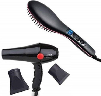 combo hair dryer and straightener