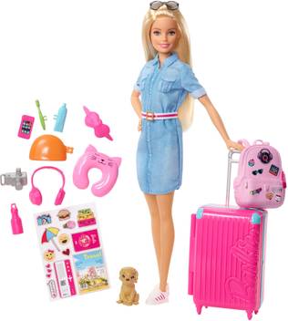 Barbie Travel Doll Travel Doll Buy Cartoon Toys In India Shop For Barbie Products In India Flipkart Com