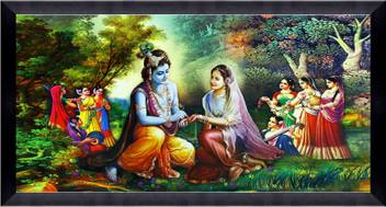 Catalogwala Radha Krishna Painting Krishna Paint Radha Hand