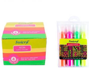 Flipkart Com Fevicryl Neon 3d Outliner With Neon Acrylic Paint
