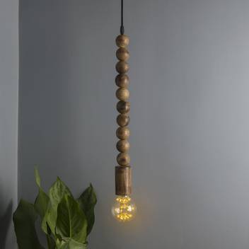 Homesake Rustic Round Beaded Swag Pendant Balcony Bar Cafe Living