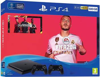 Sony Ps4 Playstation 4 Fifa 20 Bundle With 2 Controllers 500 Gb Price In India Buy Sony Ps4 Playstation 4 Fifa 20 Bundle With 2 Controllers 500 Gb Black Online Sony Flipkart Com