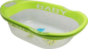 transparent baby bath tub