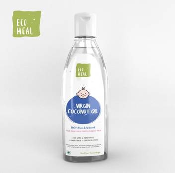 Ecoheal Virgin Coconut Baby Massage Oil Buy Baby Care Products In India Flipkart Com