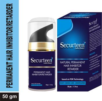 Securteen Natural Hair Inhibitor For Men Women 1 Pack Cream