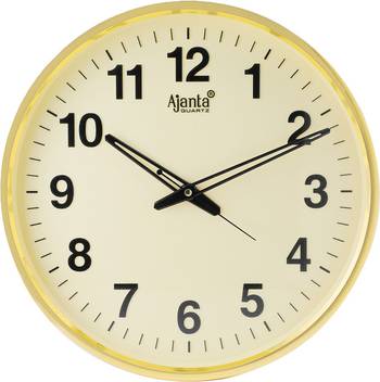 Buy Ajanta Silent Movement Plastic Wall Clock 317 X 62 X 317 Mm Green Online At Low Prices In India Amazon In