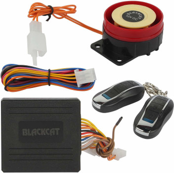 black cat bike security system