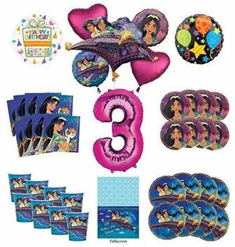Mayflower Products Aladdin And Princess Jasmine 3rd Birthday Party Supplies 8 G Aladdin And Princess Jasmine 3rd Birthday Party Supplies 8 G Shop For Mayflower Products Products In India Flipkart Com
