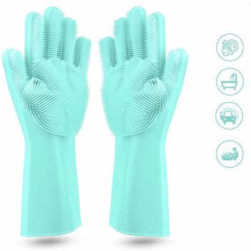 silicone dishwashing gloves