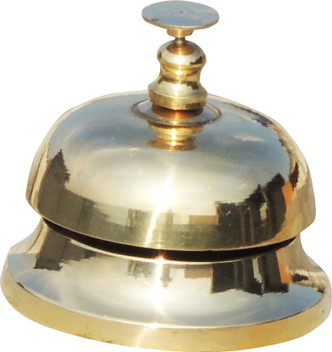 brass desk bell