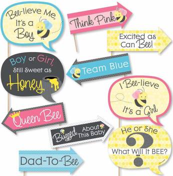 Theme My Party Baby Shower Photo Props For Photo Shoot Baby Shower