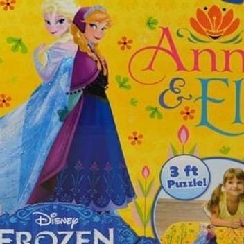 Disney Anna And Elsa 46 Pieces Frozen Floor Puzzle 24 X 36
