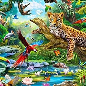 Buffalo Games Vivid Collection Leopard Jungle 1000 Piece