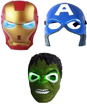 Indusbay Avengers Superhero Ironman Captain America Hulk Led Face Mask Avengers Superhero Ironman Captain America Hulk Led Face Mask Buy Ironman Captain America Hulk