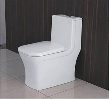 Ceramic One Piece Western Toilet Commode Water Closet S Trap