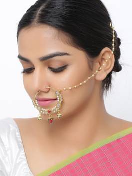 Sanjog Brass Nose Ring Price In India Buy Sanjog Brass Nose Ring
