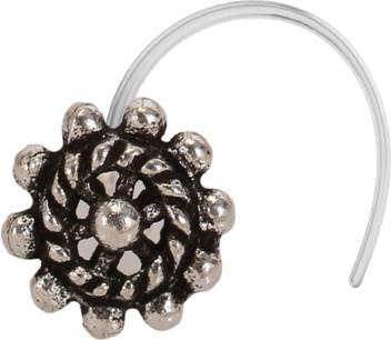Adarsh Jewellers Sterling Silver Nose Stud Price In India Buy Adarsh Jewellers Sterling Silver Nose Stud Online At Best Prices In India Flipkart Com