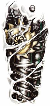 Kandharam 3d Robot Arm Temporary Tattoo For Mens And Boys Price