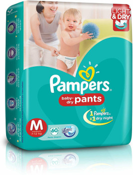 baby pampers m size