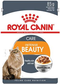 Royal Canin Intense Beauty Gravy Salsa 85g X 12 Pouch 1 02 Kg Wet Adult Cat Food Price In India Buy Royal Canin Intense Beauty Gravy Salsa 85g X 12 Pouch 1 02