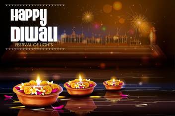 Diya With Flower For Happy Diwali Sticker Poster Diwali Poster Paper Print Religious Posters In India Buy Art Film Design Movie Music Nature And Educational Paintings Wallpapers At Flipkart Com