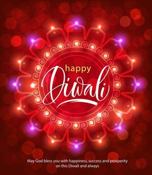 Kd Red Shiny Happy Diwali Sticker Poster Paper Print Religious Posters In India Buy Art Film Design Movie Music Nature And Educational Paintings Wallpapers At Flipkart Com