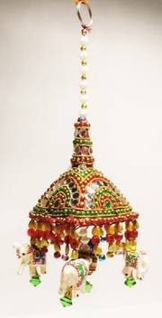 A2z Swag Matters Door Hanging Toran Decorative Elephant Jhumar