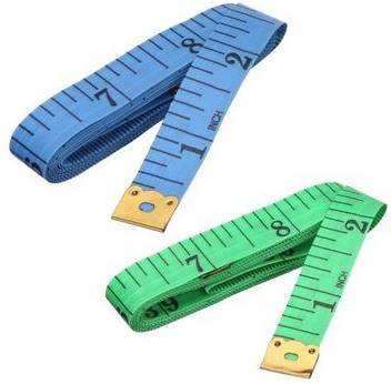Zanco Body Measuring Tailor Measurement Tape Set Of 2 Blue