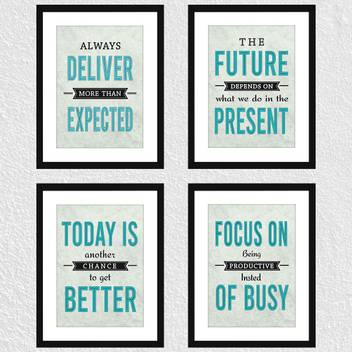 Motivational Office Quotes Decor Set Motivational Poster For Office Wall School Study Room College Institute Entrepreneur