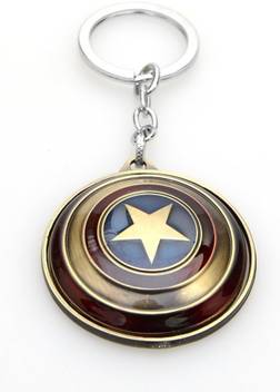 Multiland Sales Captain America Avengers Shield Red Copper Keychain Key Chain Price In India Buy Multiland Sales Captain America Avengers Shield Red Copper Keychain Key Chain Online At Flipkart Com