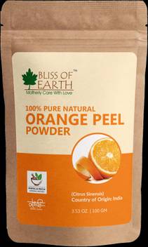 Bliss Of Earth 100 Pure Orange Peel Powder For Face Hair