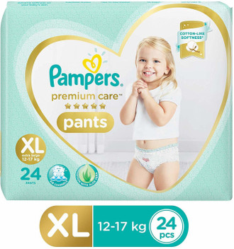 pampers xl flipkart