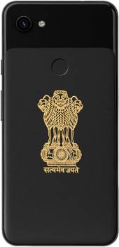 Zeronecraft Small Satyamev Jayate Metal Mobile And Laptop Sticker