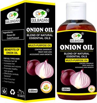 Gulbadan 100 Pure Onion Herbal Hair Oil Blend Of 14 Natural Oils
