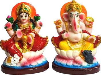 sulfax idol kamal laxmi ganesh ganesh laxmi idol decorative showpiece decorative showpiece 11 cm price in india buy sulfax idol kamal laxmi ganesh ganesh laxmi idol decorative showpiece flipkart