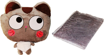 stuffed animal with blanket inside