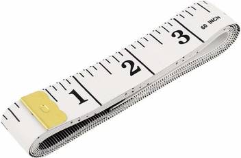 Zenith Body Measuring Sewing Cloth Tailor Tape Flat Ruler White