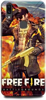 Fikora Back Cover For Vivo V9 Youth 1727 Free Fire Printed