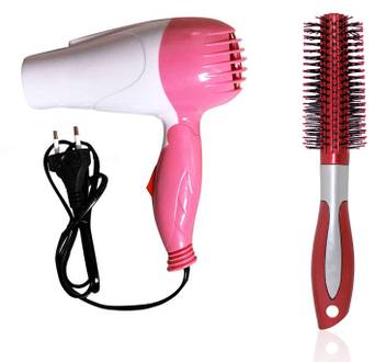 Confidence Hair Dryer And Round Brush For Professional Salon And