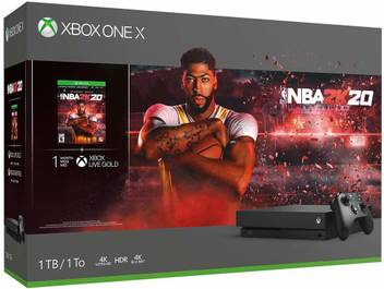 Microsoft Xbox One X 1tb Console 1024 Gb With Nba 2k20 Price In India Buy Microsoft Xbox One X 1tb Console 1024 Gb With Nba 2k20 Black Online Microsoft Flipkart Com