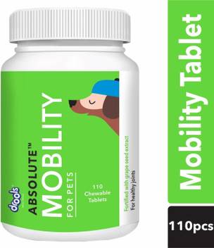 Drools Absolute Mobility Tablet Dog Supplement 110 Pieces Chicken