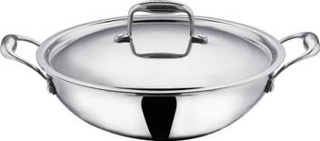 Vinod Cookware Platinum Triply Induction Friendly Stainless Steel Kadai Kadhai 36 Cm With Lid Price In India Buy Vinod Cookware Platinum Triply Induction Friendly Stainless Steel Kadai Kadhai 36 Cm With I often get this question about the difference between kadai paneer vs paneer butter masala vs shahi paneer. vinod cookware platinum triply induction friendly stainless steel kadai kadhai 36 cm with lid