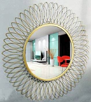 Furnish Craft Beautiful Modern Designed Sunflower Iron Decorative Wall Mirror Decorative Mirror Price In India Buy Furnish Craft Beautiful Modern Designed Sunflower Iron Decorative Wall Mirror Decorative Mirror Online At Flipkart Com