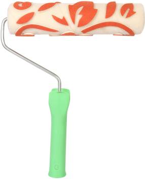 Jai Brush Industries 9 Inches Vintage Design Pattern Roller Brush