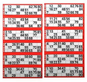 Bingo Game Tickets Bingo Game Tickets