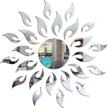 Look Decor Large Sun Silver Pack Of 25 3d Mirror Acrylic Wall Sticker Decoration For Kids Room Living Room Bedroom Office Home Stylish And Latest Wall Art Product Number 165 Price In India Buy Look Decor Mirrors can be functional, decorative, or both at the same time.