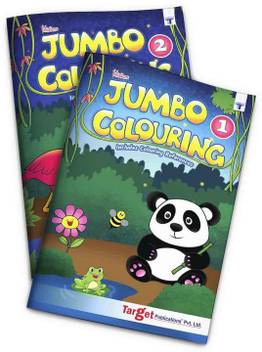 Blossom Jumbo Creative Colouring Books Combo For Kids 3 To 7 Years Old Best