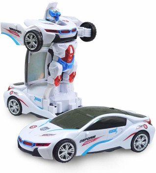 robot races car 2 in 1